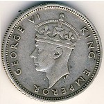 Маврикий, 1/4 рупии (1938 г.)