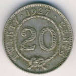 Саравак, 20 центов (1927 г.)