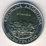 Аргентина, 1 песо (2010 г.)