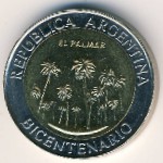 Argentina, 1 песо, 2010