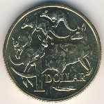 Australia, 1 доллар, 1989&ndash;1991