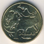 Австралия, 1 доллар (1990 г.)