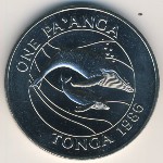 Tonga, 1 paanga, 1986
