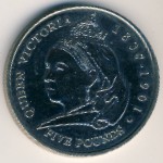 Гернси, 5 фунтов (2001 г.)