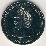 Гернси, 5 фунтов (2002 г.)