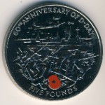 Guernsey, 5 фунтов, 2004