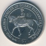 Виргинские острова, 1 доллар (2002 г.)