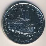 Isle of Man, 1 крона, 1998