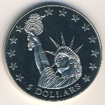 Liberia, 5 долларов, 2006