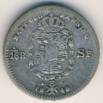 Sweden, 1/16 риксдалера, 1848