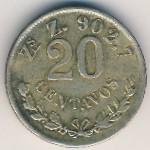 Mexico, 20 сентаво, 1898