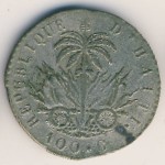 Haiti, 100 сентим, 1829