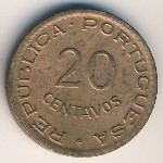 Angola, 20 сентаво, 1948