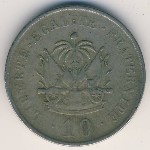 Haiti, 10 сентим, 1906