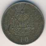 Haiti, 10 сентим, 1906