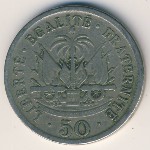 Haiti, 50 сентим, 1908