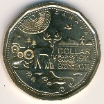 Canada, 1 доллар, 2011
