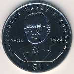 Либерия, 1 доллар (1995 г.)