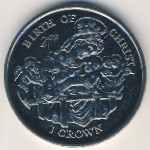 Остров Мэн, 1 крона (1997 г.)