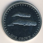 Тристан-да-Кунья, 1 крона (2008 г.)