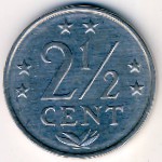 Антильские острова, 2 1/2 цента (1985 г.)