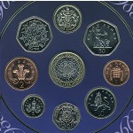 Великобритания, Набор монет (1998 г.)