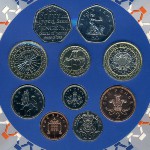 Великобритания, Набор монет (2005 г.)