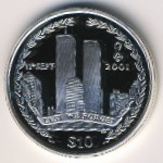 Виргинские острова, 10 долларов (2006 г.)