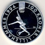 Норвегия, 100 крон (1993 г.)