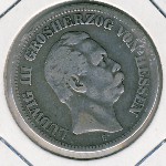 Гессен, 2 марки (1877 г.)