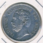 Баден, 1 гульден (1867 г.)
