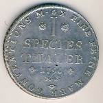 Брунсвик, 1 талер (1790 г.)