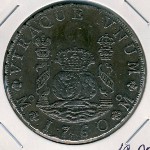 Мексика, 8 реалов (1760 г.)