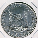 Мексика, 8 реалов (1737 г.)
