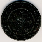 Angola, 1 макута, 1789