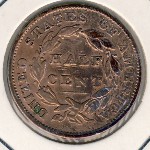 США, 1/2 цента (1834 г.)