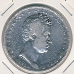 Италия, 5 лир (1838 г.)