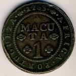 Angola, 1 macuta, 1762–1770