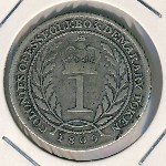 Эссекуибо и Демерара, 1 гуилдер (1809 г.)