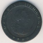 Isle of Man, 1/2 пенни, 1798