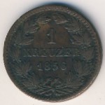Baden, 1 крейцер, 1856