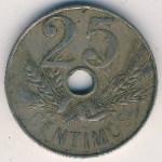 Spain, 25 сентимо, 1927