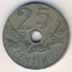 Spain, 25 сентимо, 1927