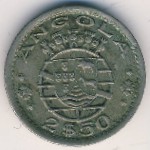 Angola, 2 1/2 эскудо, 1956
