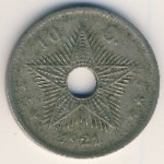 Бельгийское Конго, 10 сентим (1921 г.)