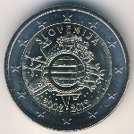 Slovenia, 2 euro, 2012