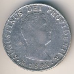 Мексика, 8 реалов (1822 г.)