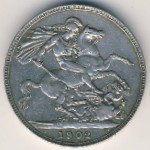 Великобритания, 1 крона (1902 г.)