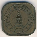 Straits Settlements, 1/2 cent, 1932