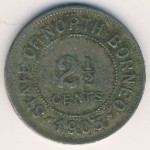 Северное Борнео, 2 1/2 цента (1903 г.)